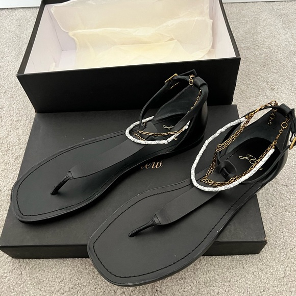 Size 9, never worn, J.Crew sandals - Picture 3 of 5